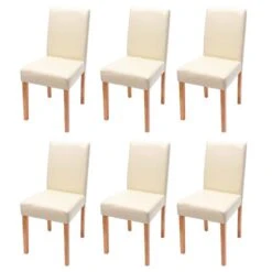 Chaise Littau Simlicuir Lot De 6 -Mobilier De Maison bed3b61e06404b0d82c6430a04e96a00