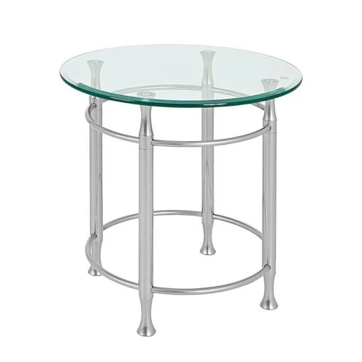 Table D'appoint Vienne -Mobilier De Maison beistelltisch vienne rund edelstahloptik 1427460