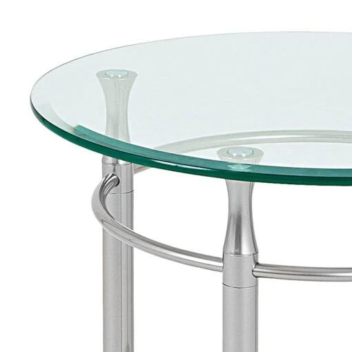 Table D'appoint Vienne -Mobilier De Maison beistelltisch vienne rund edelstahloptik 1427463