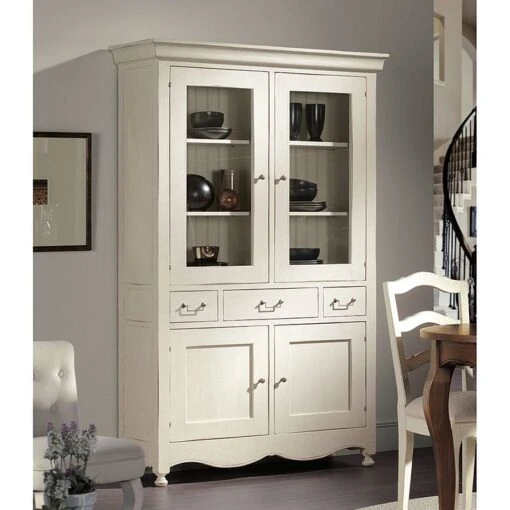 Buffet Azjana -Mobilier De Maison buffet azjana pinie massiv elfenbein 449924