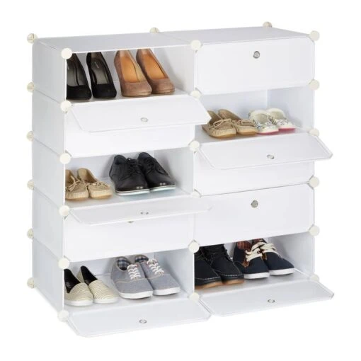 Meuble à Chaussures Avec 10 Casiers -Mobilier De Maison c28819f263a84b25b9970202da03a607