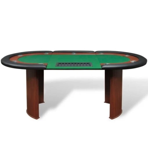 VIDAXL Table De Poker -Mobilier De Maison c52e43d19d084ecd9c5c885d680eb397