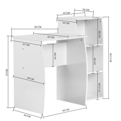 Bureau DOMINO WH(lot De 2) -Mobilier De Maison c80e06d8f47e4e438db4158c9d45148e