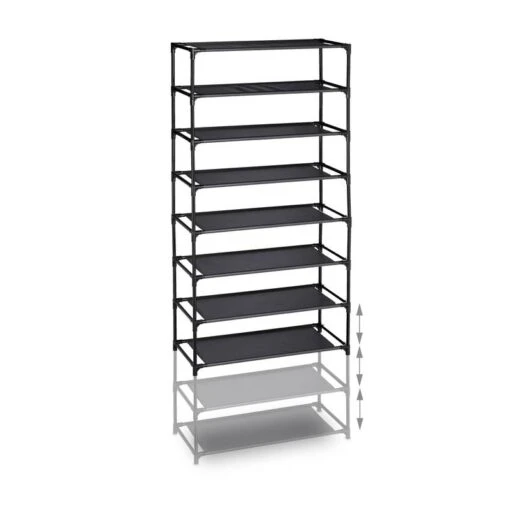 Étagère à Chaussures 10 Niveaux -Mobilier De Maison ca07786293c740d7828056673198c7aa