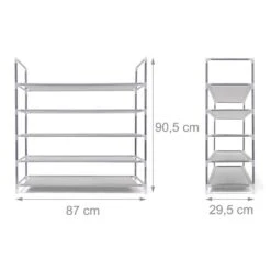 2x Étagères à Chaussures Range-souliers -Mobilier De Maison cac19fc49c3b4d21934e32a54efa58d3