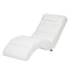 Chaise Longue De Relaxation Califfo -Mobilier De Maison califfo relaxsessel kunstleder weiss 1304123