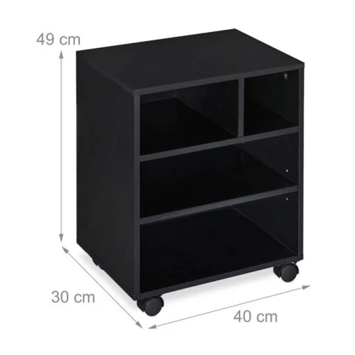 Caisson à Roulettes Noir -Mobilier De Maison cb2b5e41a6f045adbf3186799cba846b