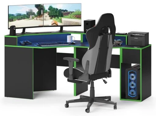 Bureau Ordinateur Kron Noir/Vert Set 6 -Mobilier De Maison cc0740607e594f2dbaf4115d6873e96d.cropped 39 232 927 689.processed