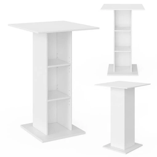 Table De Bar Redeo Blanc -Mobilier De Maison cd94b5fdfec2484597b63ec2a9ddc209