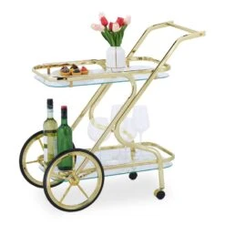 Chariot De Cuisine Couleur Laiton -Mobilier De Maison cec5db5c3f3343c6ab3d90aab153fa25