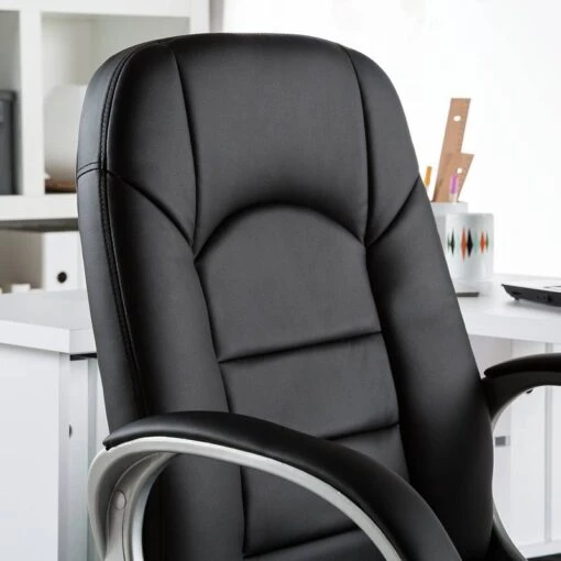 Fauteuil De Direction Steve II -Mobilier De Maison chefsessel steve ii kunstleder schwarz 3374909