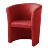 Fauteuil Cocktail Sinclair -Mobilier De Maison cocktailsessel sinclair kunstleder rot 5141540