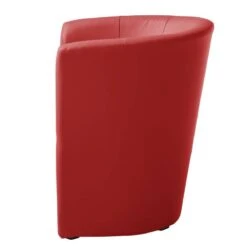 Fauteuil Cocktail Sinclair -Mobilier De Maison cocktailsessel sinclair kunstleder rot 5141548