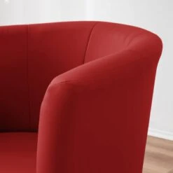 Fauteuil Cocktail Sinclair -Mobilier De Maison cocktailsessel sinclair kunstleder rot 5141560