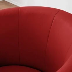 Fauteuil Cocktail Sinclair -Mobilier De Maison cocktailsessel sinclair kunstleder rot 5141564