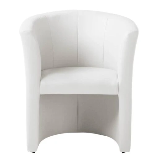 Fauteuil Cocktail Sinclair -Mobilier De Maison cocktailsessel sinclair kunstleder weiss 5141356