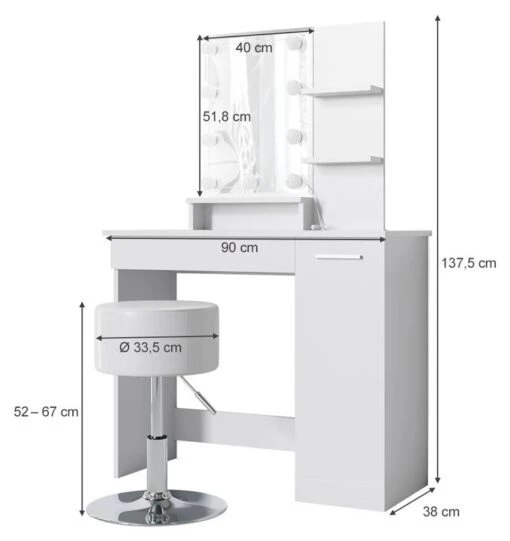 Coiffeuse Julia Avec Tabouret Et LED -Mobilier De Maison d067603480774febac0e521d475c09d7.cropped 29 30 888 942.processed