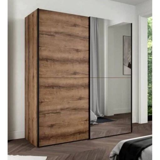 Armoire 2 Portes Coulissantes 5tablettes -Mobilier De Maison d29a7807d555490280d15e0a5aa1e15a