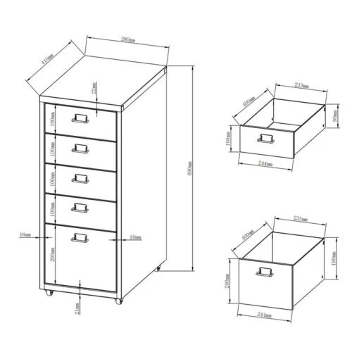 Caisson De Bureau Kökar -Mobilier De Maison d2f77c961c3d4a729411388ff5064395