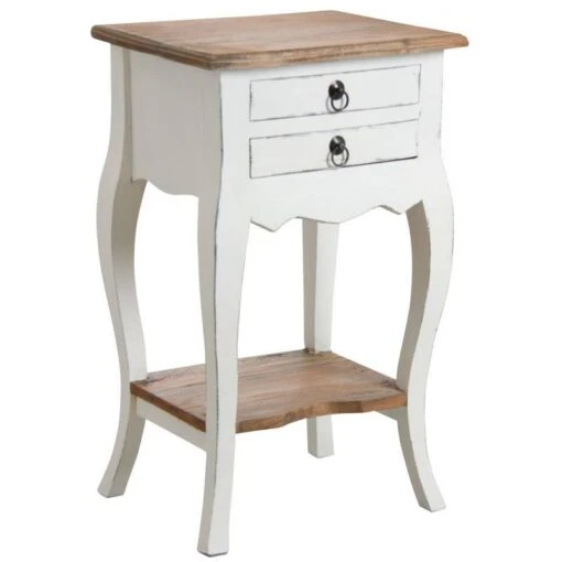 Table De Chevet En Acajou Blanc -Mobilier De Maison d46ded17308c4b83a448a7574cf2eb4d