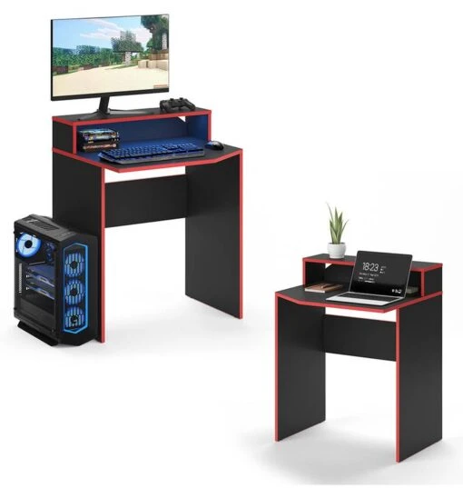 Bureau Ordinateur Kron Noir/rouge Court -Mobilier De Maison d64be5f603644113ba18071895425196.cropped 41 19 932 981.processed