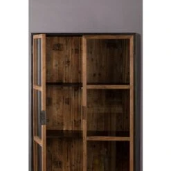 Vitrine 2 Portes En Bois Recyclé -Mobilier De Maison d9b6652d3a0144528aecbb8ab259a9c8