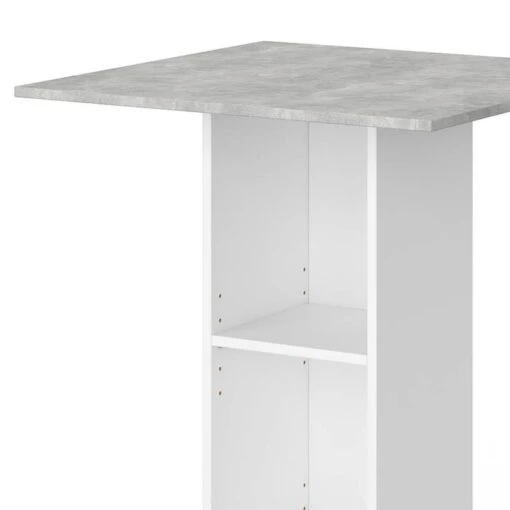 Table De Bar Redeo Blanche/béton -Mobilier De Maison db0331ae98144f50b74a77d636c32372