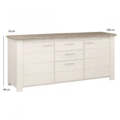 Buffet Effet Frêne Blanchi Chêne Gris -Mobilier De Maison ddcd9c96b2d348229bf36f529e304a80