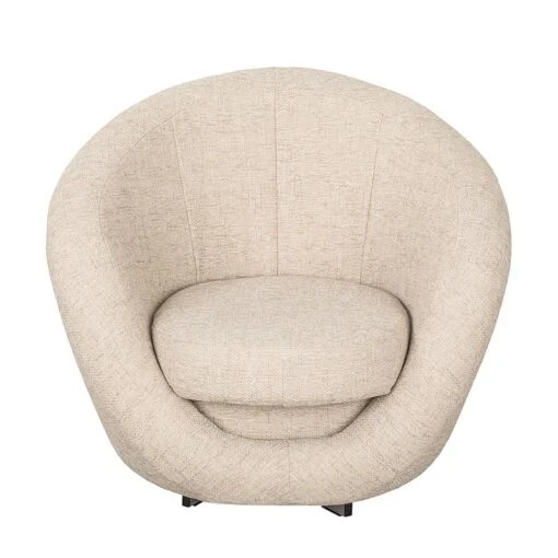 Fauteuil Pivotant Marvin -Mobilier De Maison drehsessel marvin strukturstoff creme 1756550