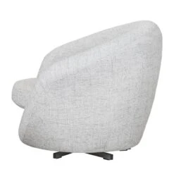 Fauteuil Pivotant Marvin -Mobilier De Maison drehsessel marvin strukturstoff silber 1756338