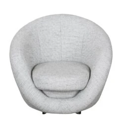 Fauteuil Pivotant Marvin -Mobilier De Maison drehsessel marvin strukturstoff silber 1756350