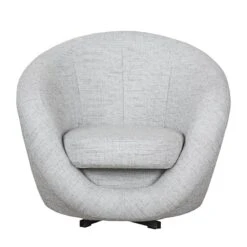 Fauteuil Pivotant Marvin -Mobilier De Maison drehsessel marvin strukturstoff silber 1756354