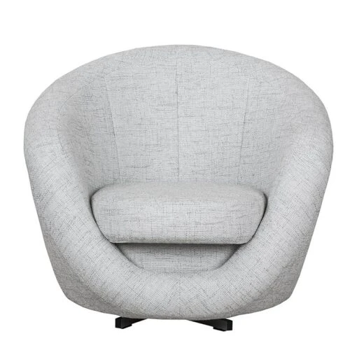 Fauteuil Pivotant Marvin -Mobilier De Maison drehsessel marvin strukturstoff silber 1756354