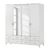 Armoire à Portes Battantes Annett -Mobilier De Maison drehtuerenschrank lindholm alpinweiss esche coimbra 181 cm 4 tuerig 4512812