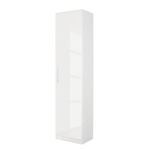 Armoire à Portes Battantes Minosa -Mobilier De Maison drehtuerenschrank minosa alpinweiss hochglanz weiss 3308837