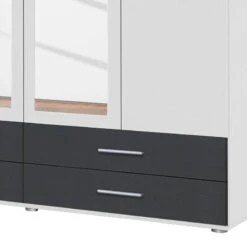 Armoire Rasant-Extra I -Mobilier De Maison drehtuerenschrank rasant extra i alpinweiss anthrazit 168 cm 4 tuerig 2 spiegeltueren 2671898