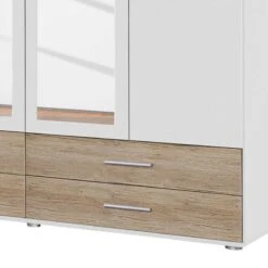 Armoire Rasant-Extra I -Mobilier De Maison drehtuerenschrank rasant extra i eiche sanremo hell dekor alpinweiss 168 cm 4 tuerig 2 spiegeltueren 2672118