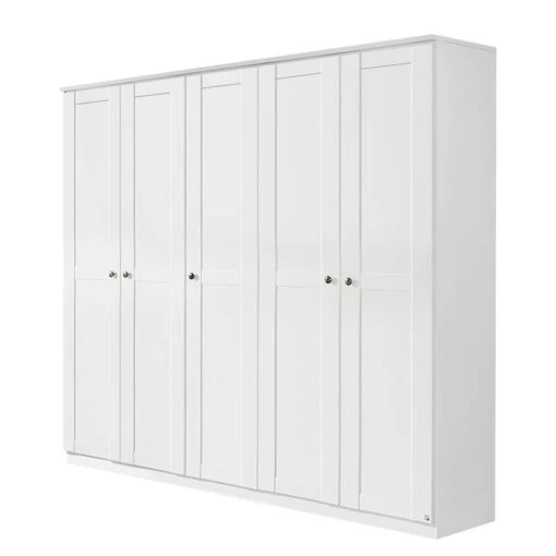 Armoire Rosenheim -Mobilier De Maison drehtuerenschrank rosenheim alpinweiss 226 cm 5 tuerig 3307873