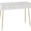 Console Rayures 2 Tiroirs Bois/metal -Mobilier De Maison e31a171b9cbd458a82c194559b4f5f8e