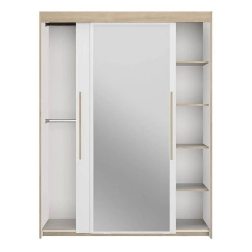 Armoire 2 Portes Coulissantes L. 150 -Mobilier De Maison e73bf96531f8494dac42e78df0a512be