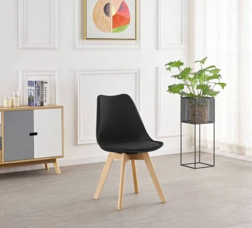 Chaise De Salle à Manger Rétro 4 Pièces -Mobilier De Maison e79eac5763d44e079fe2519017b2c78f