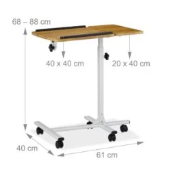 Table De Lap Top Sur Roulettes -Mobilier De Maison e7fbb5c2da764377b14efc014d32bb02