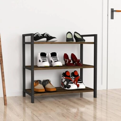 Étagère à Chaussures Sømna à 3 Niveaux -Mobilier De Maison e8cf69eead5c4d329869a50c8e30cf71