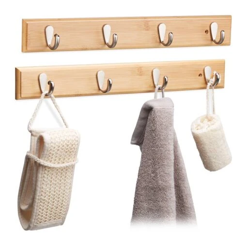 2x Porte-manteaux Patères 4 Crochets -Mobilier De Maison e97081ddf2ba4d3fb0ab235f425415ce