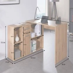 Bureau Chêne Sauvage CARMEN -Mobilier De Maison e9ac4710eba54e118160344bb6860806