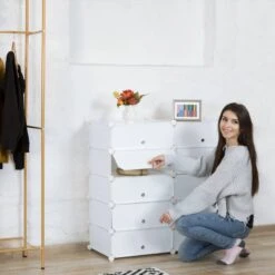 Meuble à Chaussures Avec 10 Casiers -Mobilier De Maison eaa15e2573114d718883571e8c21fdc4