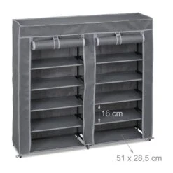 Meuble à Chaussures Tissu -Mobilier De Maison eb04af42fca44f06975d6776a2f6a781