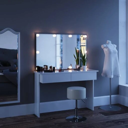 Coiffeuse Azuravec Miroir Et LED -Mobilier De Maison ecbd801374b542138af4afdc4fe6a3d7 1