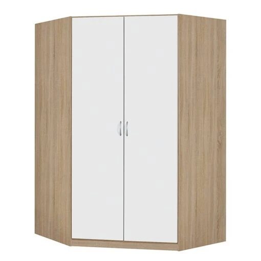 Armoire D'angle Case -Mobilier De Maison eckschrank case alpinweiss sonoma eiche dekor 270464