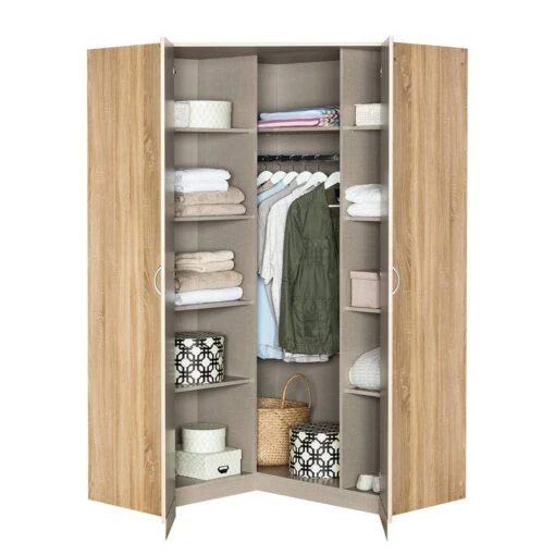 Armoire D'angle Case -Mobilier De Maison eckschrank case sonoma eiche dekor 1865538